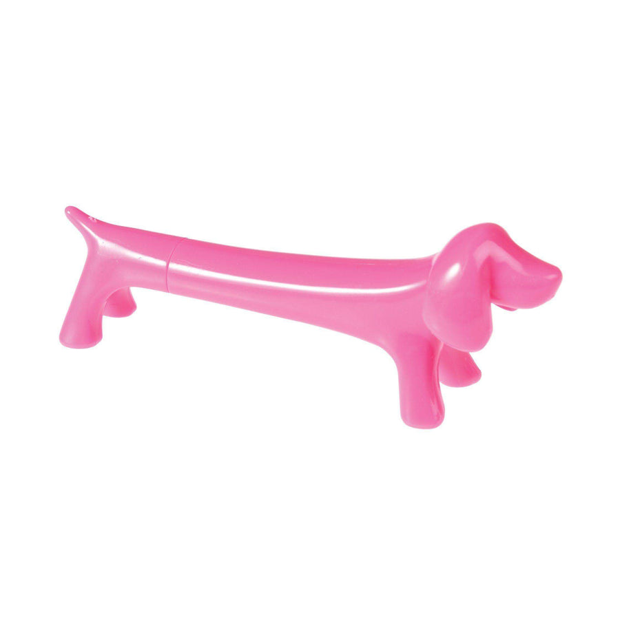 Pink Sausage Dog Ballpoint Pen