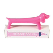 Pink Sausage Dog Ballpoint Pen