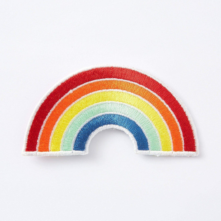 Rainbow Embroidered Iron On Patch