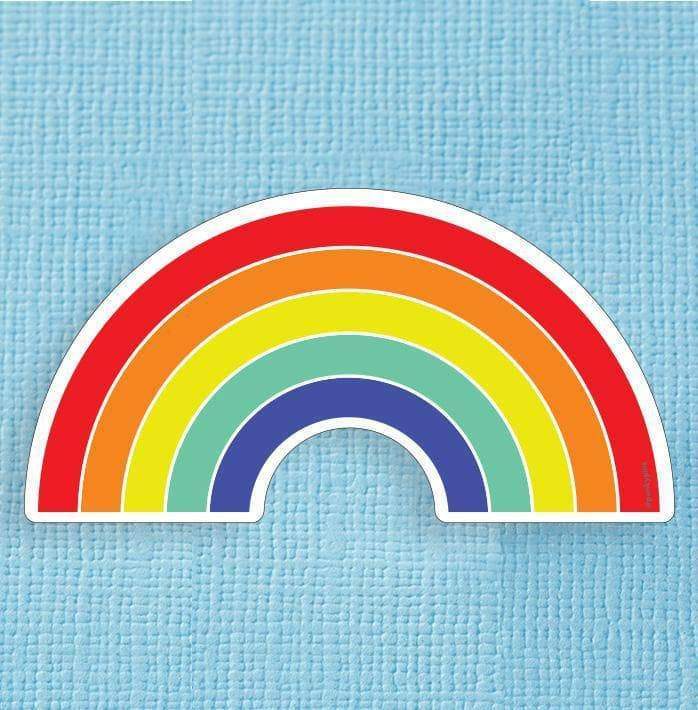 Punky Pins Rainbow Large Vinyl Sticker