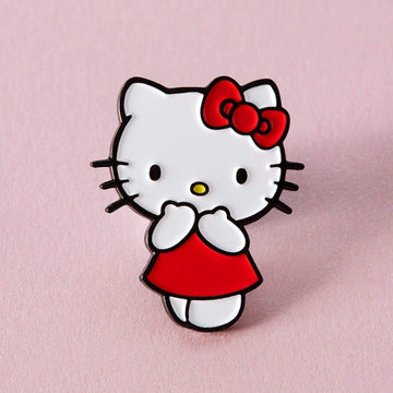 Red Dress Hello Kitty Enamel Pin