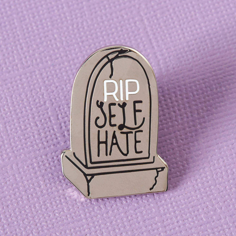 Punky Pins RIP Self Hate Enamel Pin