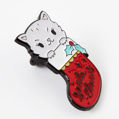 Punky Pins Santa Claws Enamel Pin