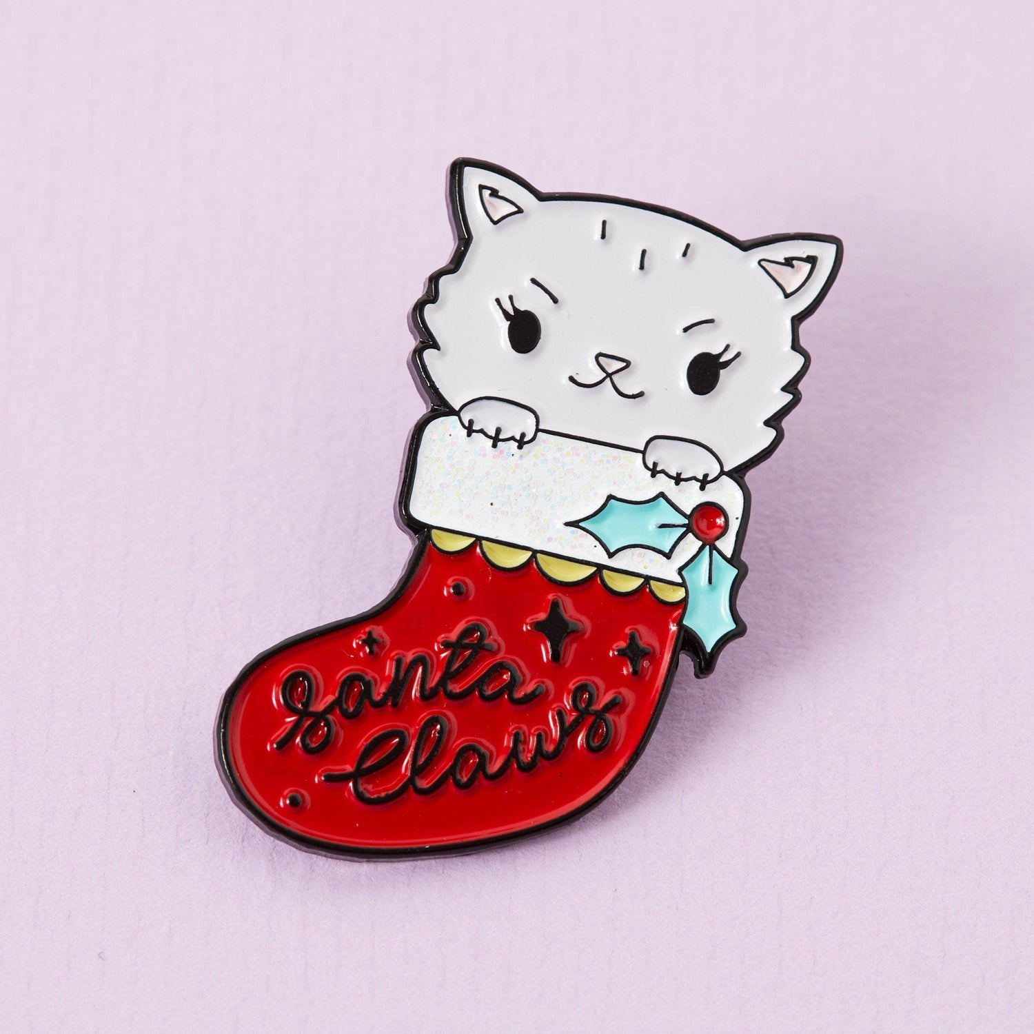 Punky Pins Santa Claws Enamel Pin