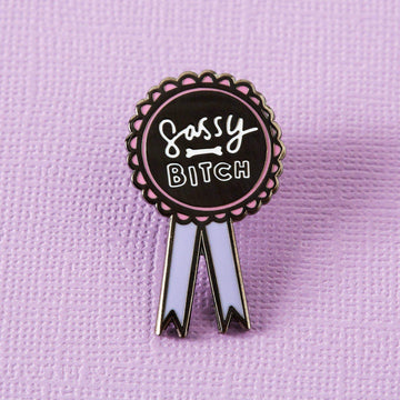 Punky Pins Sassy Bitch Enamel Pin