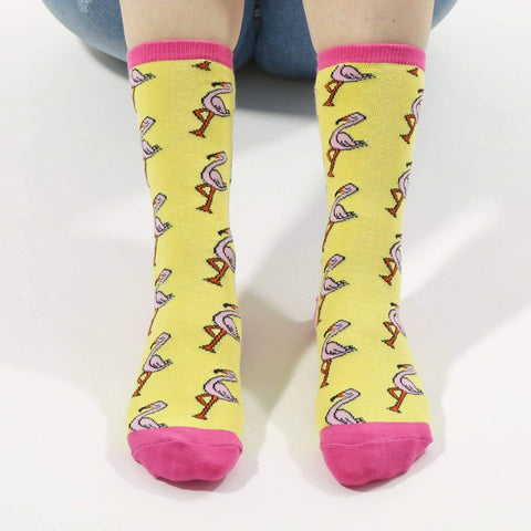 Sassy Flamingo Socks