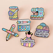 Punky Pins Seamstress Enamel Pin