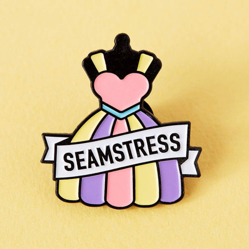 Seamstress Enamel Pin