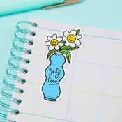 Punky Pins Self Love Flowers Vinyl Sticker