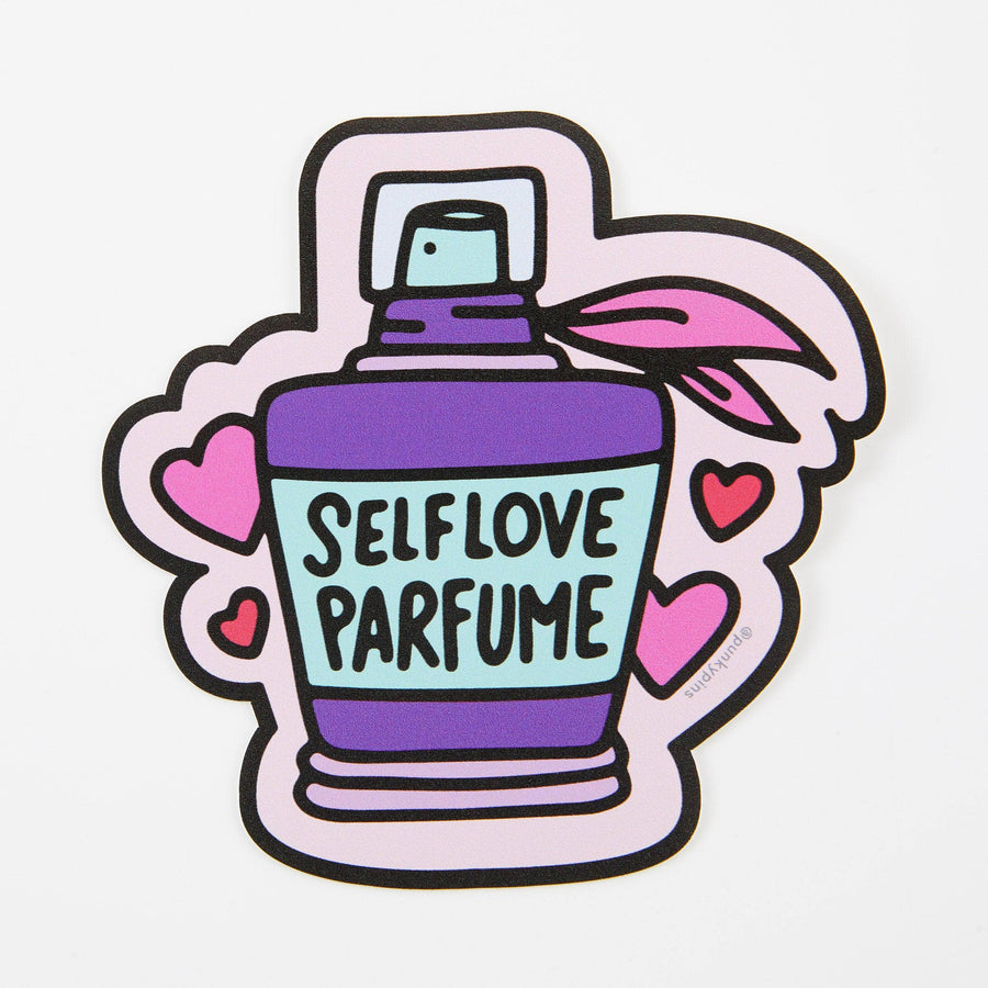 Punky Pins Self Love Parfume Vinyl Sticker