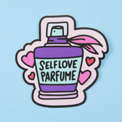 Punky Pins Self Love Parfume Vinyl Sticker