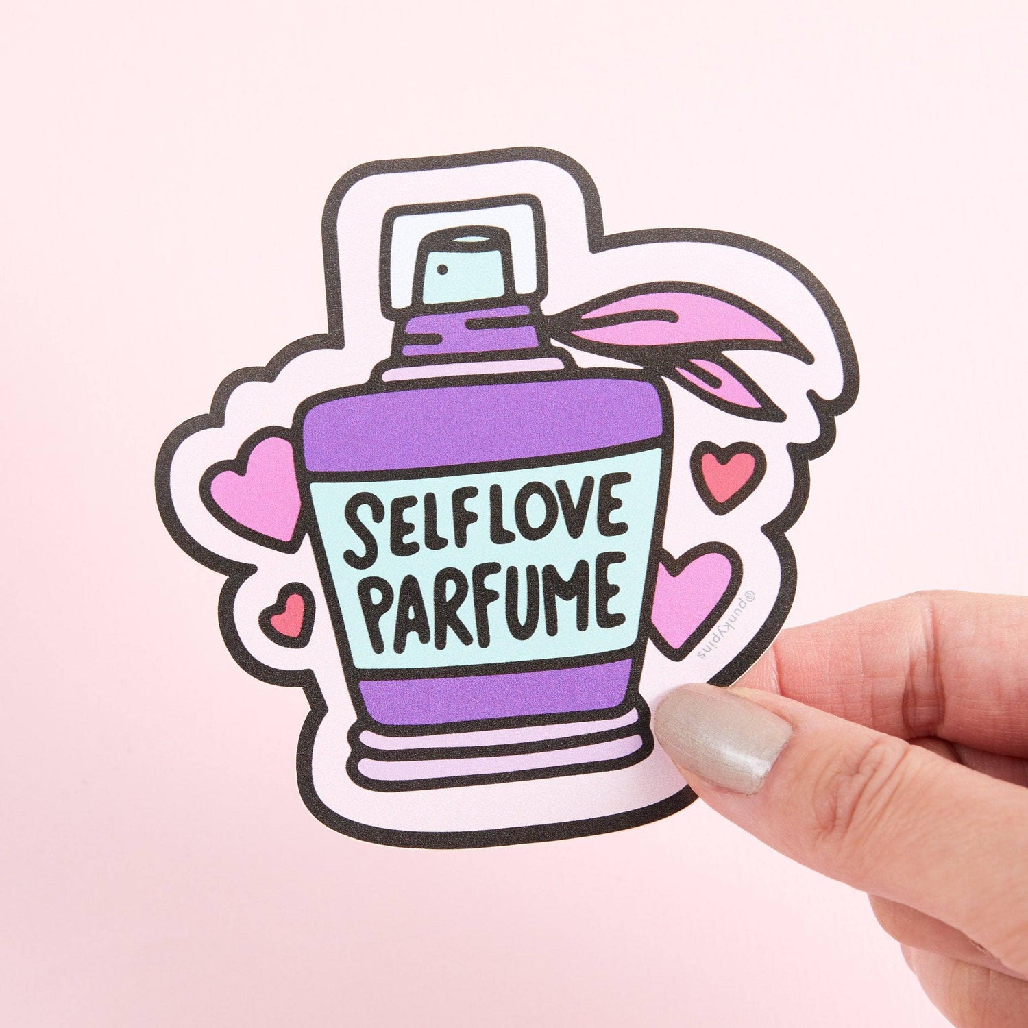 Punky Pins Self Love Parfume Vinyl Sticker