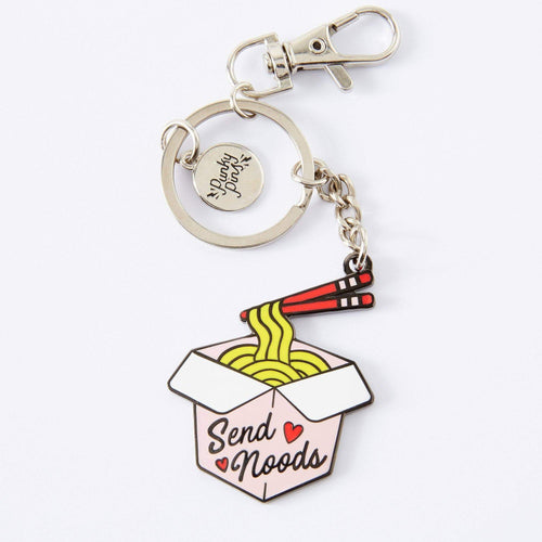 Send Noods Enamel Keyring