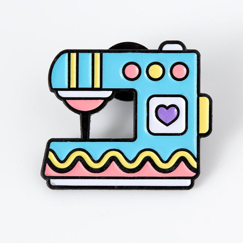 Punky Pins Sewing Machine Enamel Pin