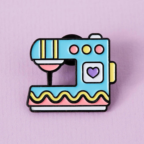 Sewing Machine Enamel Pin