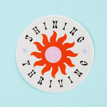 Punky Pins Shining Thriving Vinyl Sticker