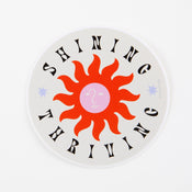 Punky Pins Shining Thriving Vinyl Sticker