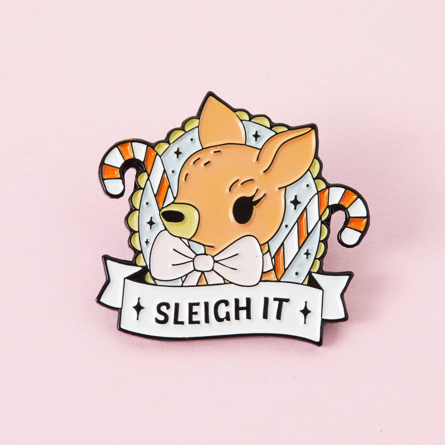 Punky Pins Sleigh It Enamel Pin