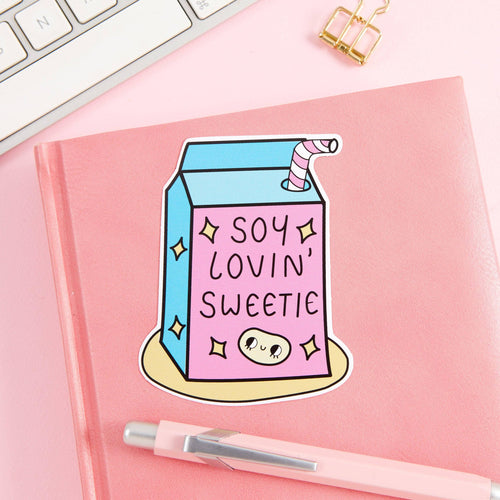 Punky Pins Soy Lovin' Sweetie Vinyl Sticker