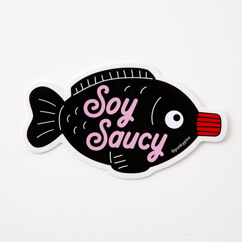 Punky Pins Soy Saucy Vinyl Sticker