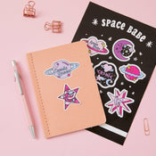 Punky Pins Space Babe Vinyl Sticker Sheet