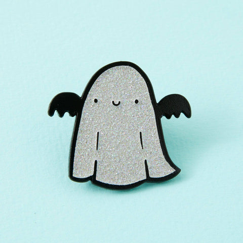 Punky Pins Sparkle Ghost Enamel Pin