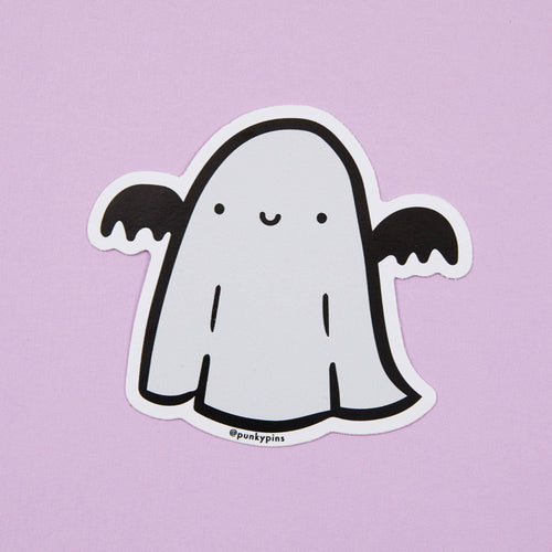 Punky Pins Sparkle Ghost Vinyl Sticker