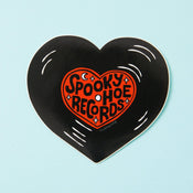 Punky Pins Spooky Hoe Records Vinyl Sticker