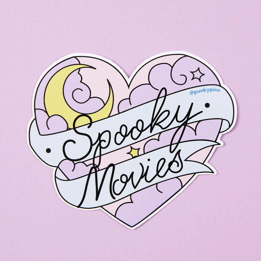 Punky Pins Spooky Movies Vinyl Sticker