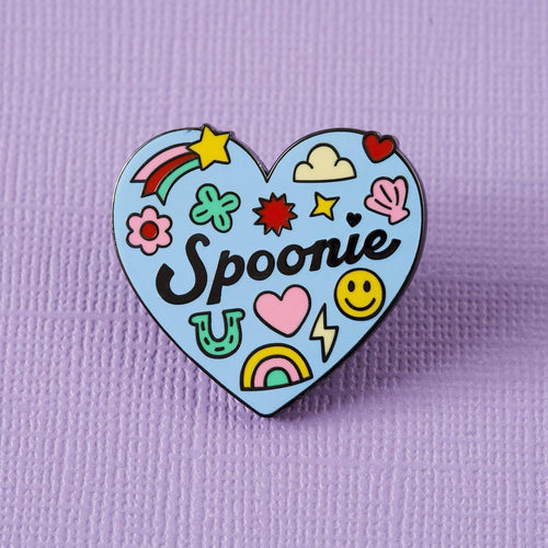 Spoonie Heart Enamel Pin