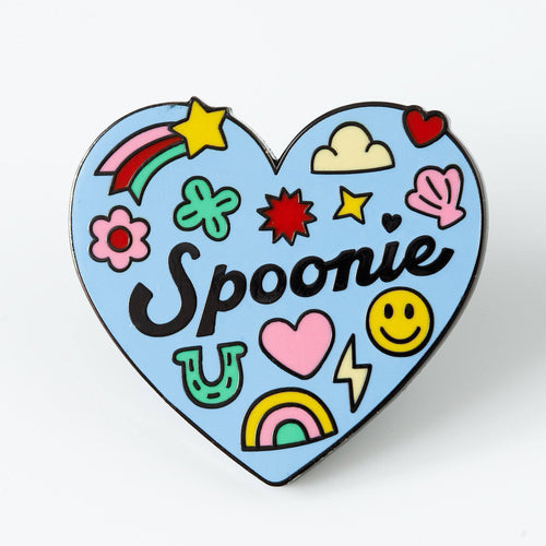 Punky Pins Spoonie Heart Enamel Pin