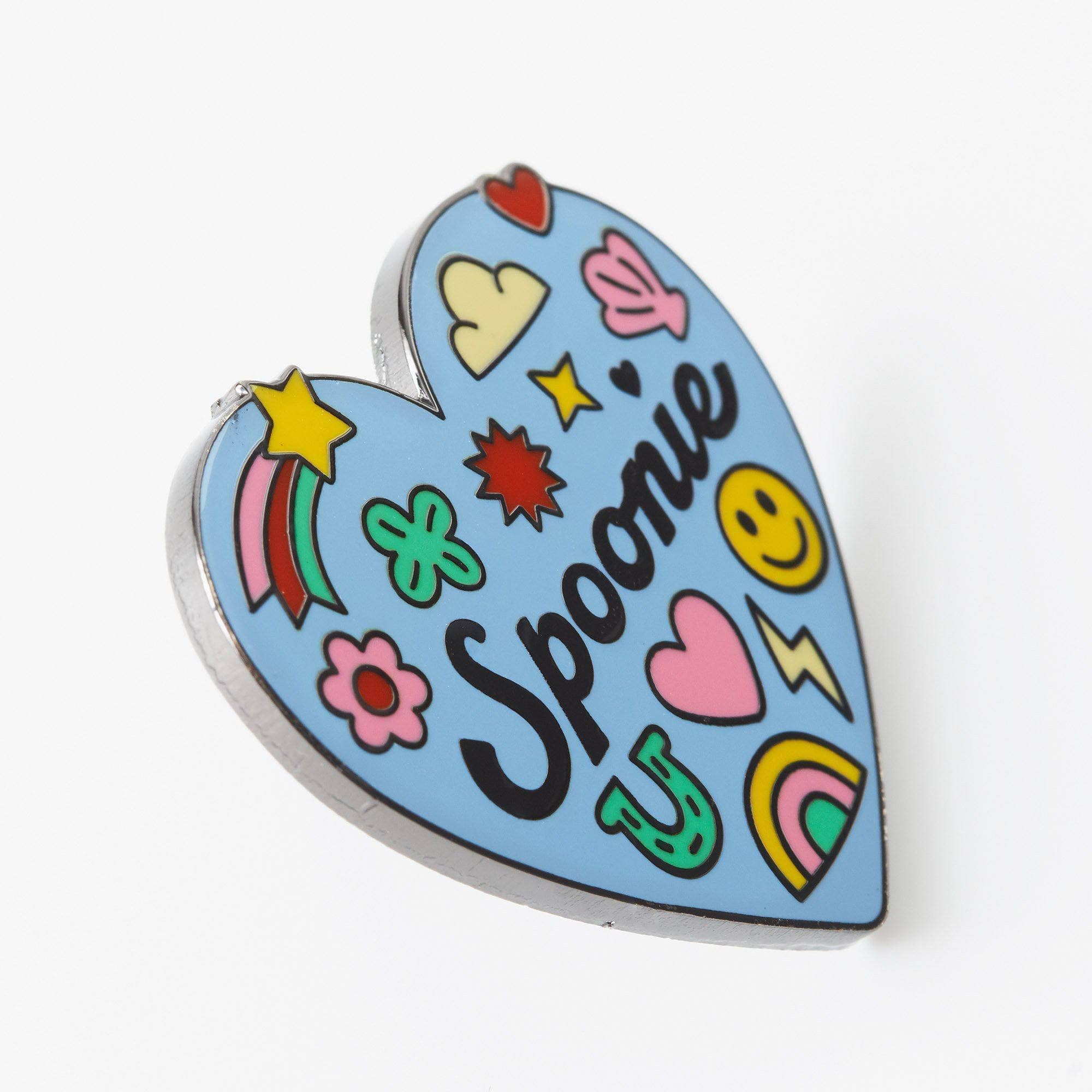 Spoonie Heart Enamel Pin Punkypins 8212