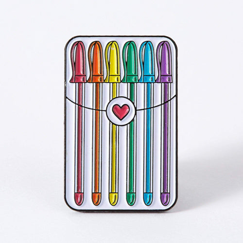 Stationery Gel Pens Enamel Pin