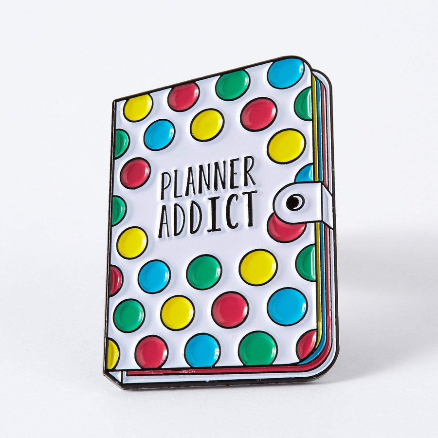 Punky Pins Stationery Planner Addict Enamel Pin