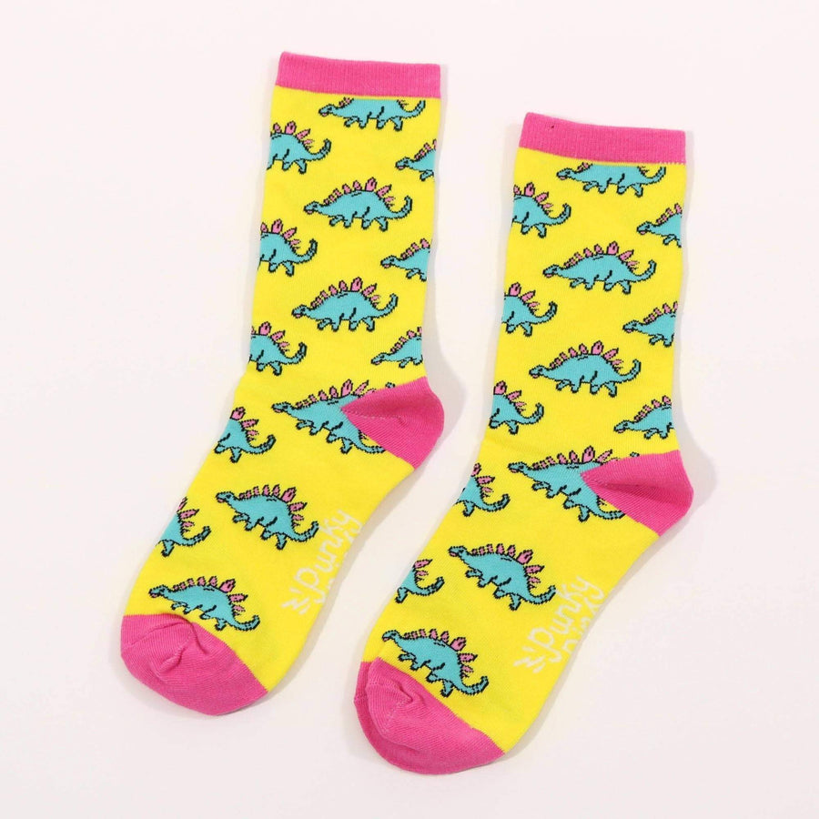Punky Pins Stegosaurus Socks