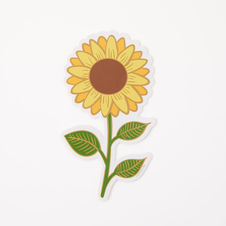 Punky Pins Sunflower Vinyl Sticker