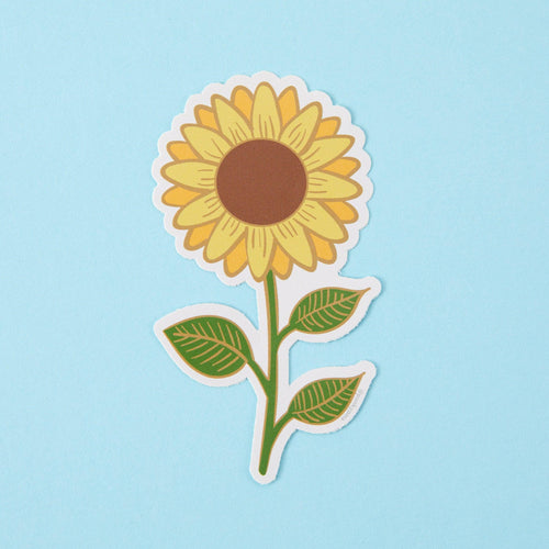 Sunflower Vinyl Sticker