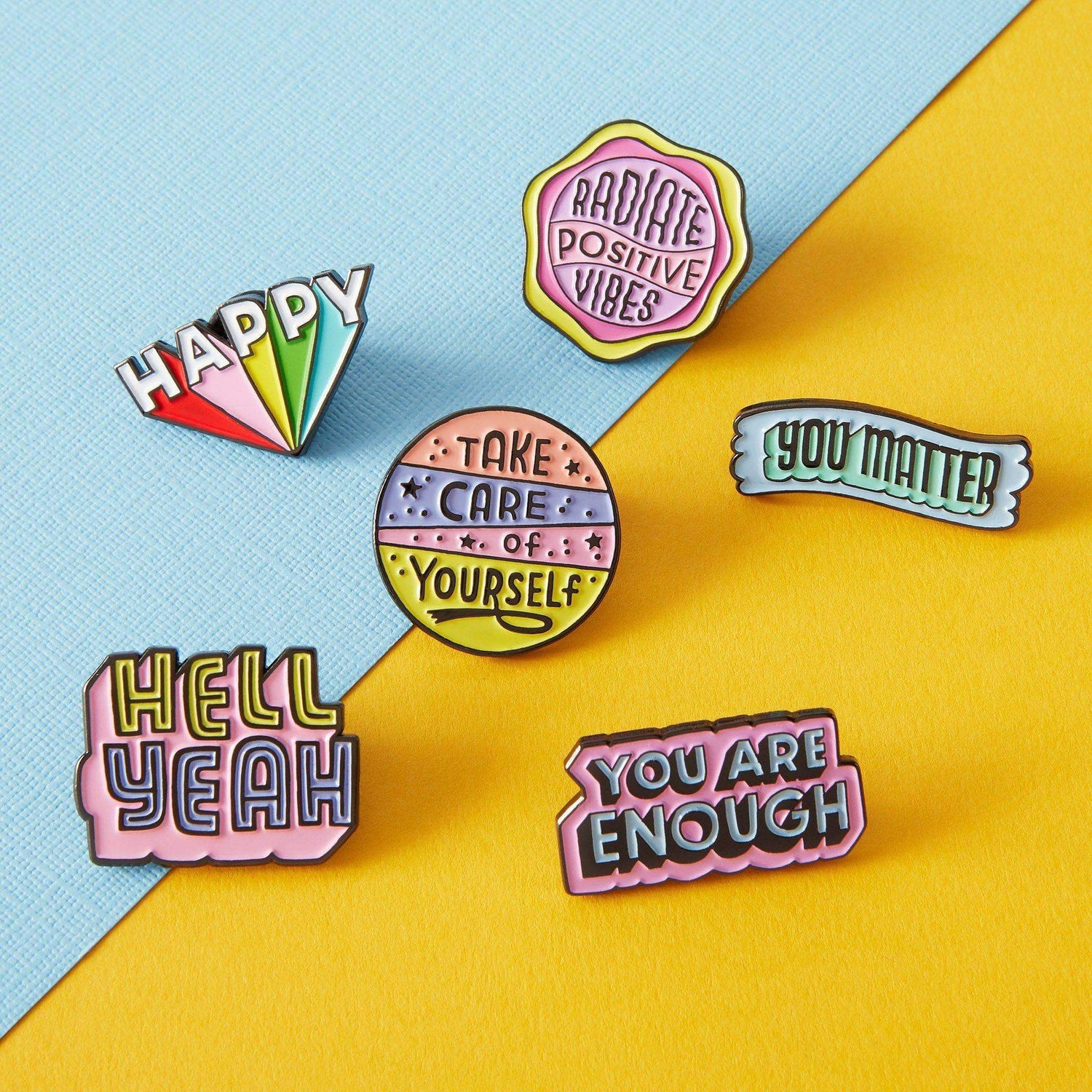 Punky Pins Take Care Of Yourself Soft Enamel Pin