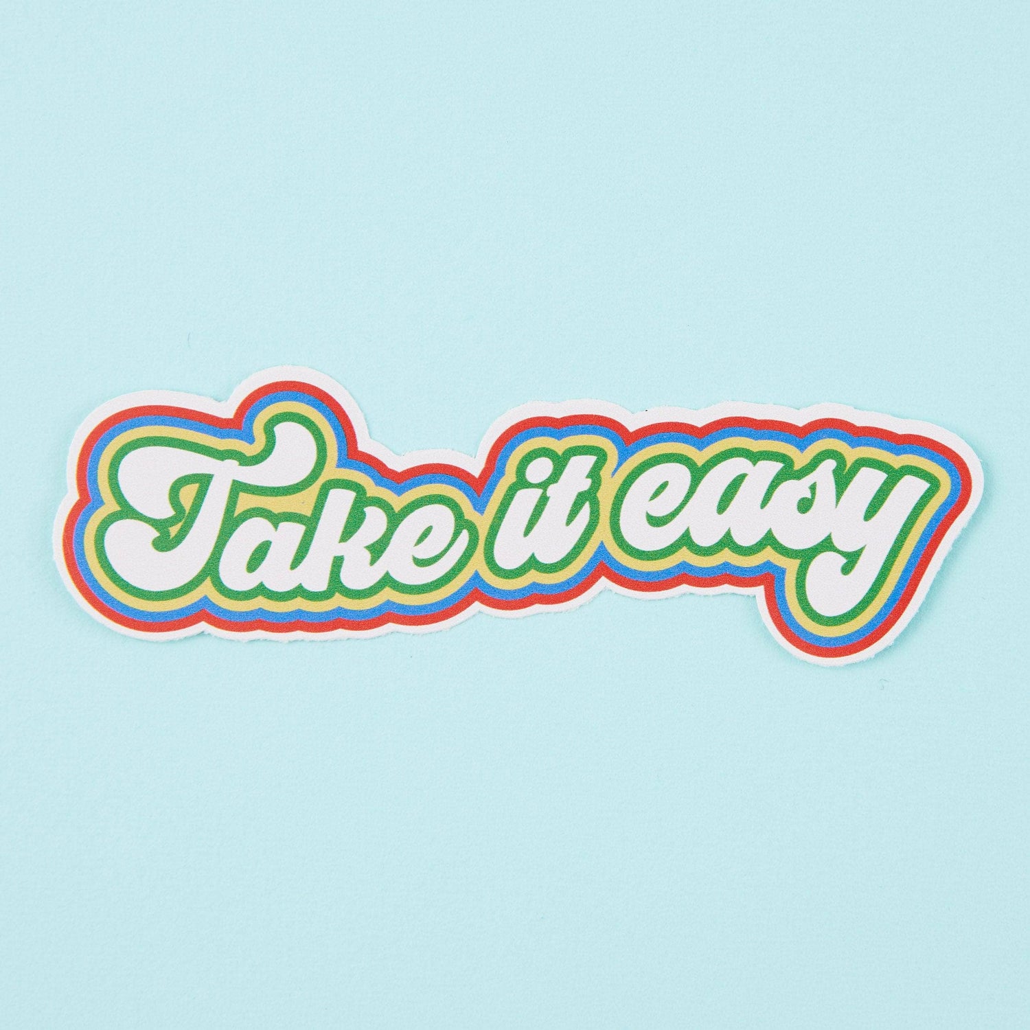 Punky Pins Take It Easy Vinyl Sticker