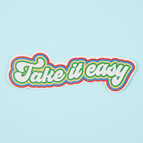 Punky Pins Take It Easy Vinyl Sticker