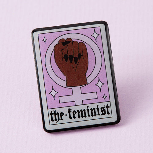 The Feminist Eco Metal Pin