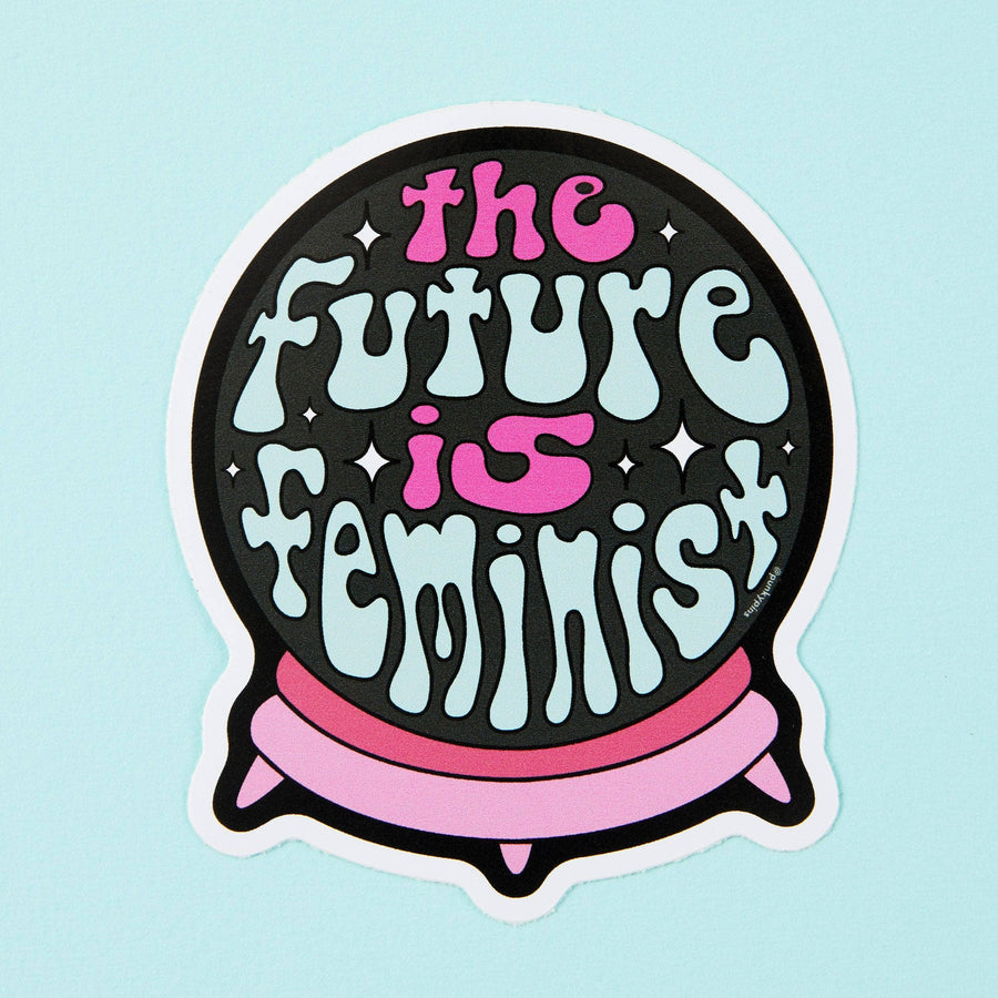 Punky Pins The Future Is Feminist Vinyl Sticker
