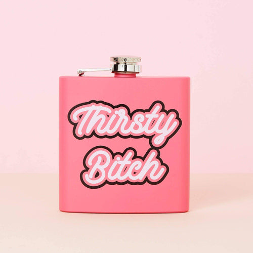 Thirsty Bitch Hip Flask - Pink