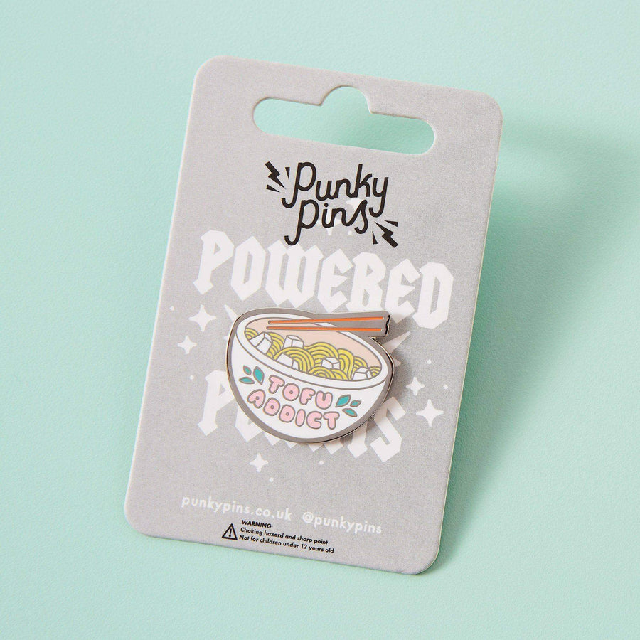 Punky Pins Tofu Addict Enamel Pin