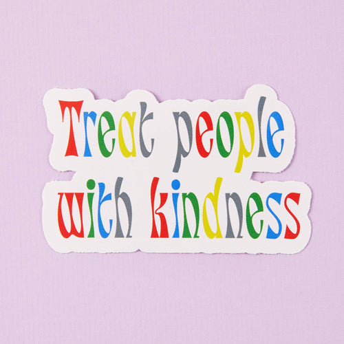 Punky Pins Treat People With Kindness Vinyl Sticker