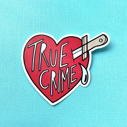 Punky Pins True Crime Vinyl sticker