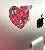 Punky Pins True Crime Vinyl sticker