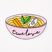 Punky Pins True Love Ramen Vinyl Sticker