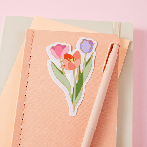 Tulip Flowers Vinyl Sticker