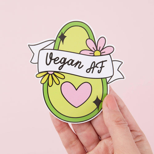 Vegan AF Vinyl Sticker